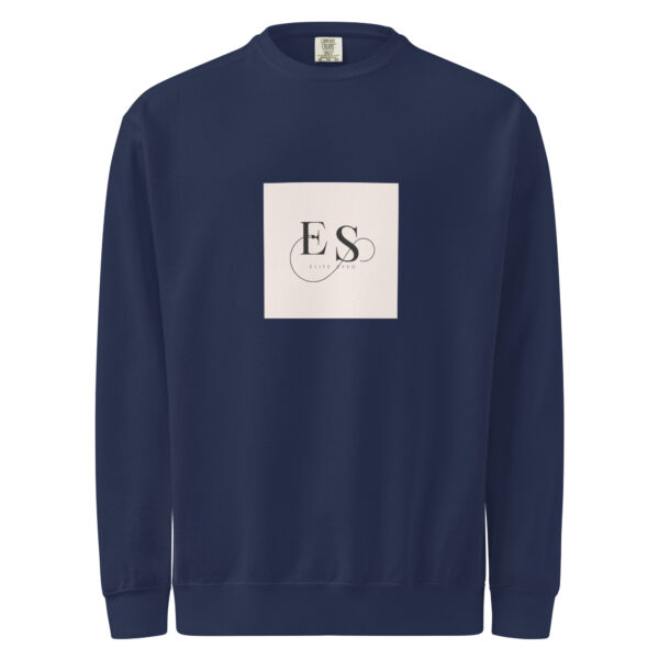 Unisex garment-dyed sweatshirt