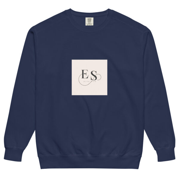 Unisex garment-dyed sweatshirt